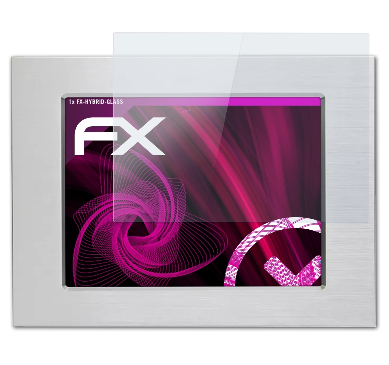 ATFOLIX Schutzglas(für IPC FX-Hybrid-Glass Kingdy (8.4 N3350 N4200 N3450 Touch Inch))