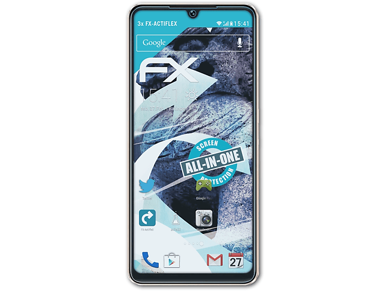 ATFOLIX 3x FX-ActiFleX Displayschutz(für Vivo Y100)