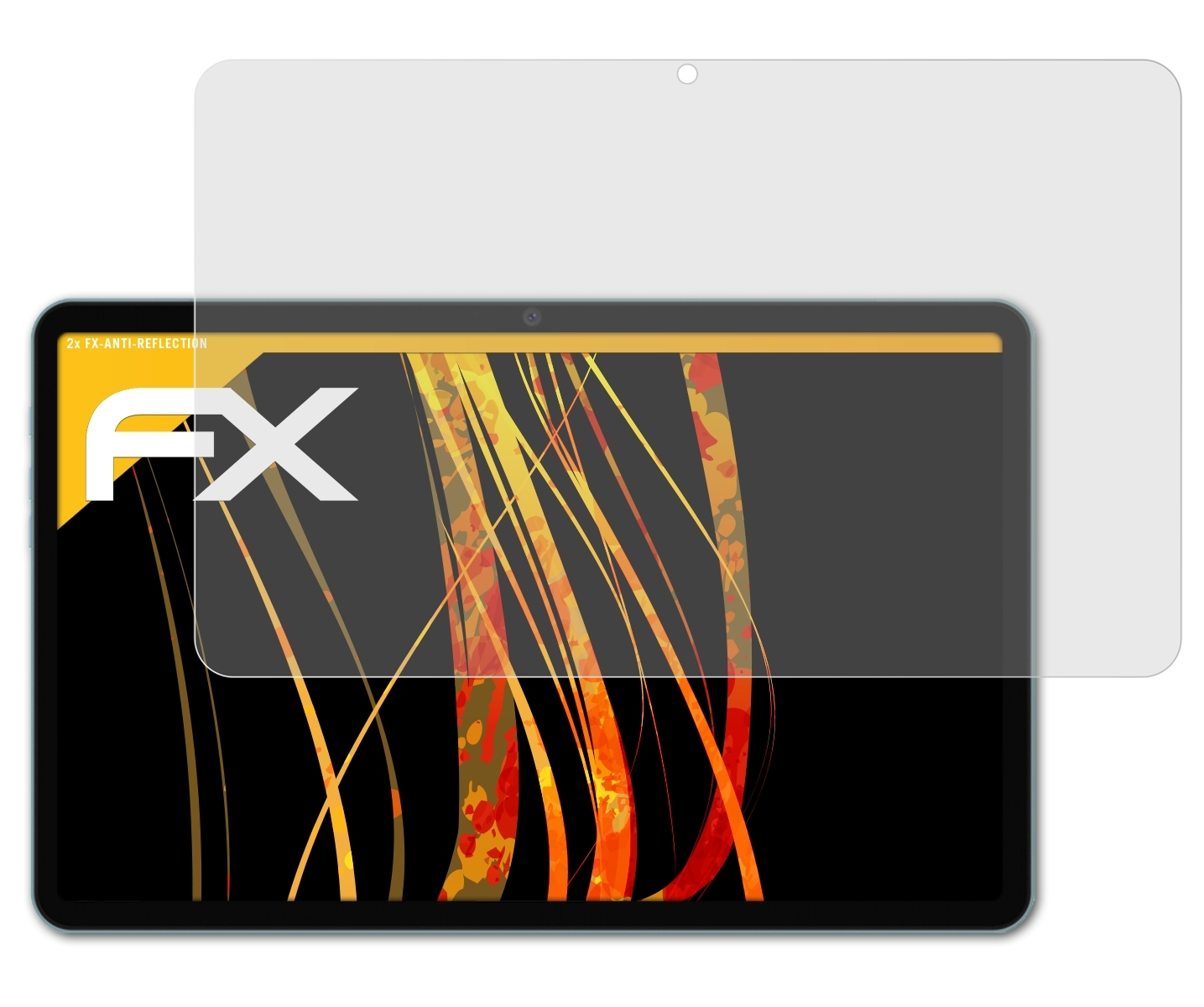 ATFOLIX 2x FX-Antireflex Displayschutz(für Tab 16) Blackview