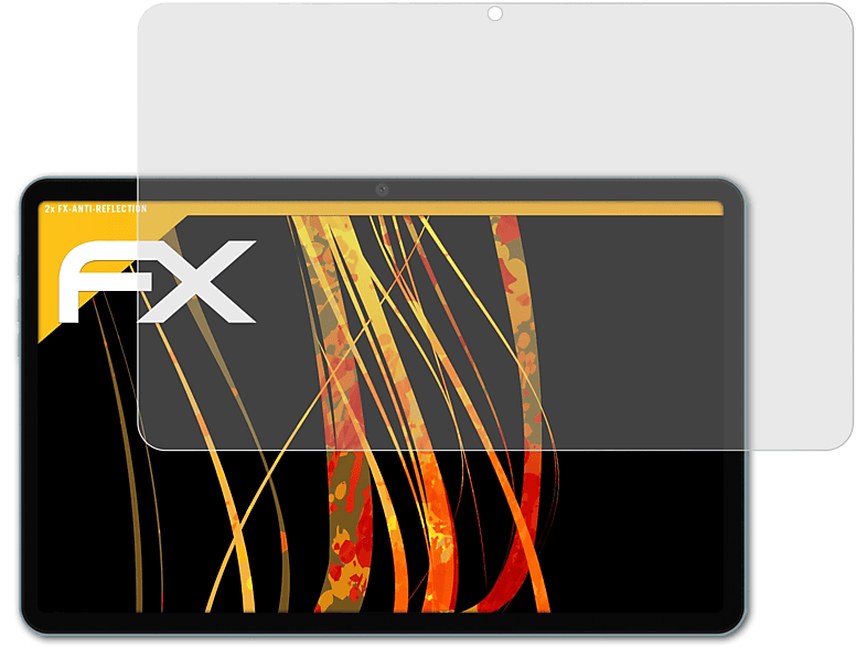 ATFOLIX 2x Tab Displayschutz(für FX-Antireflex Blackview 16)