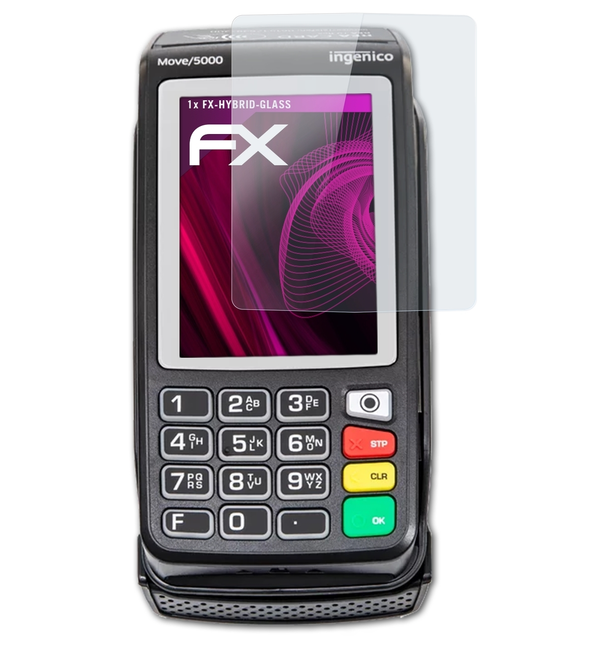 REA T9 FX-Hybrid-Glass flex) Card ATFOLIX Schutzglas(für