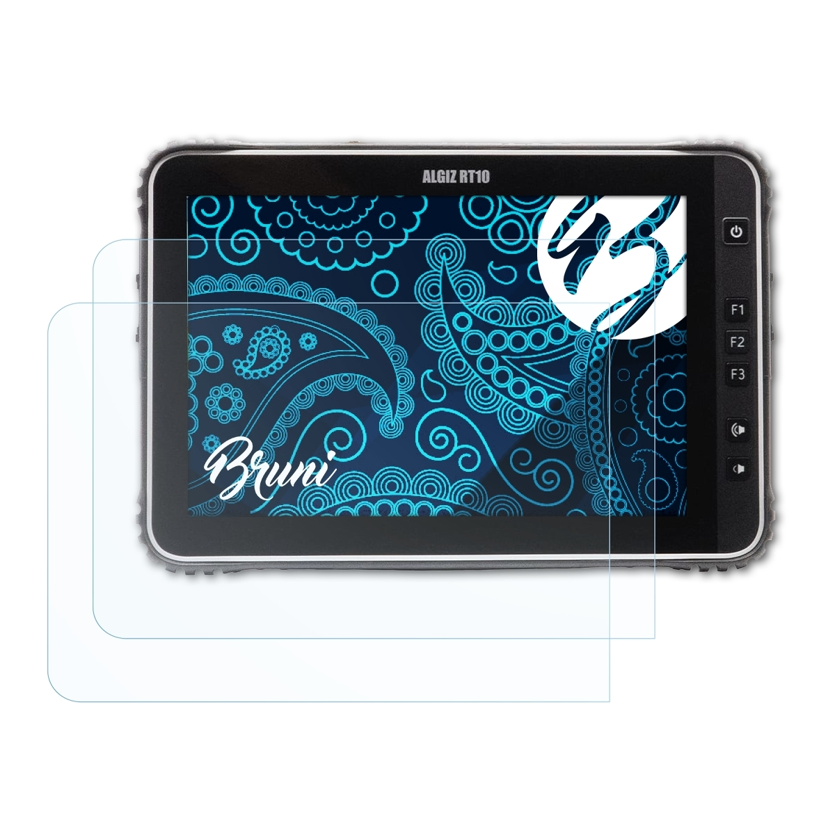 RTK) Algiz 2x Basics-Clear BRUNI Handheld Schutzfolie(für RT10
