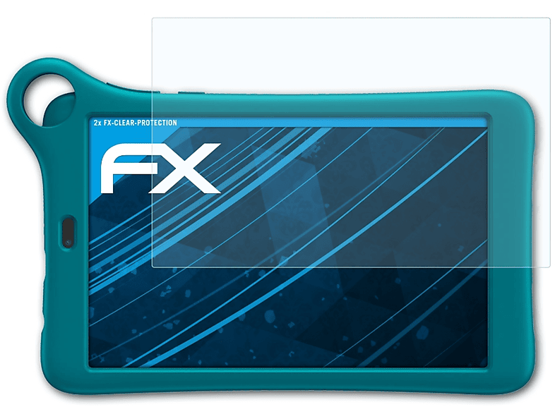 ATFOLIX 2x FX-Clear Displayschutz(für Alcatel Joy Tab 2)