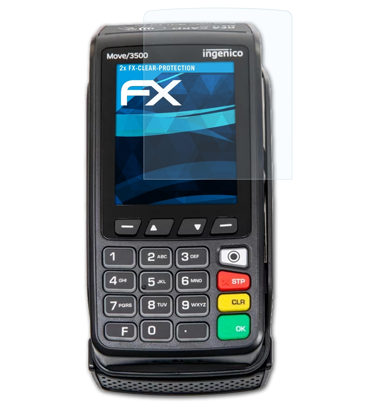 T8 flex) Displayschutz(für FX-Clear ATFOLIX Card 2x REA