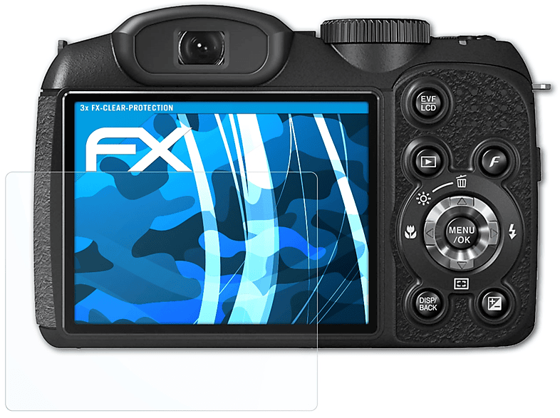 ATFOLIX 3x FX-Clear Displayschutz(für Fujifilm FinePix S2950)