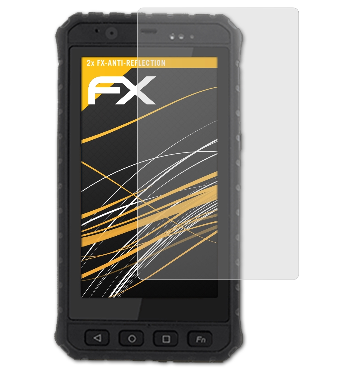 ATFOLIX 2x FX-Antireflex E500RM9) Winmate Displayschutz(für