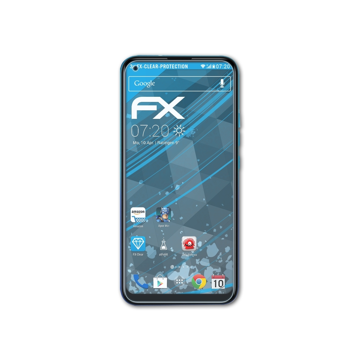 G51S) FX-Clear ATFOLIX BLU 3x Displayschutz(für