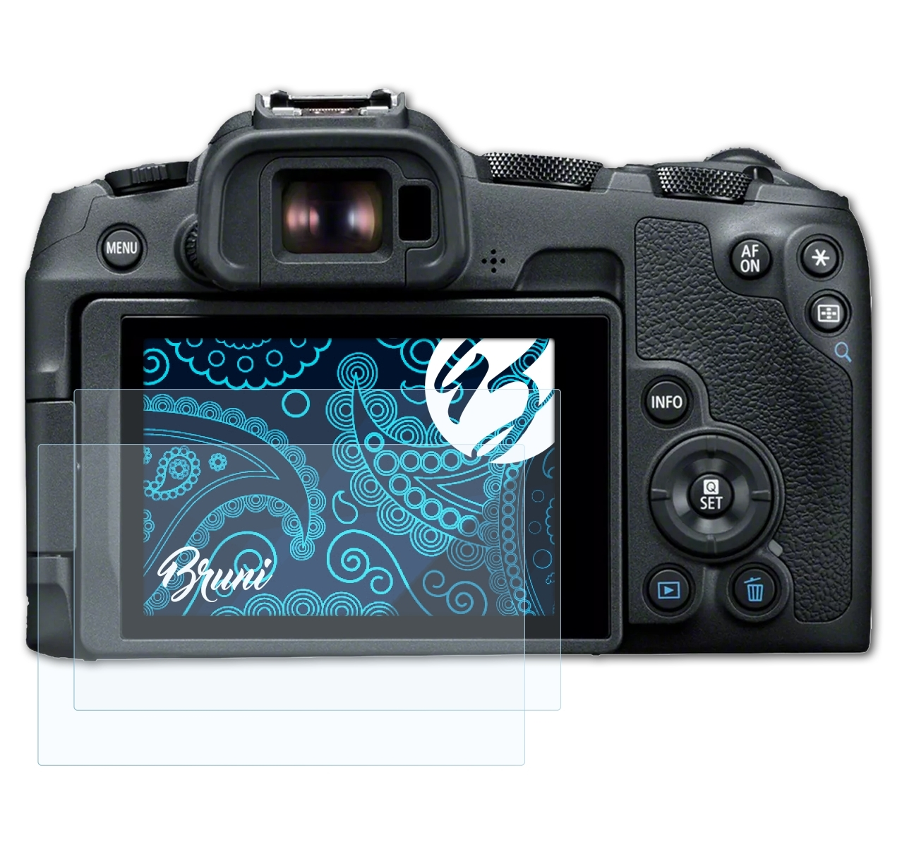 BRUNI 2x Basics-Clear Schutzfolie(für Canon R8) EOS