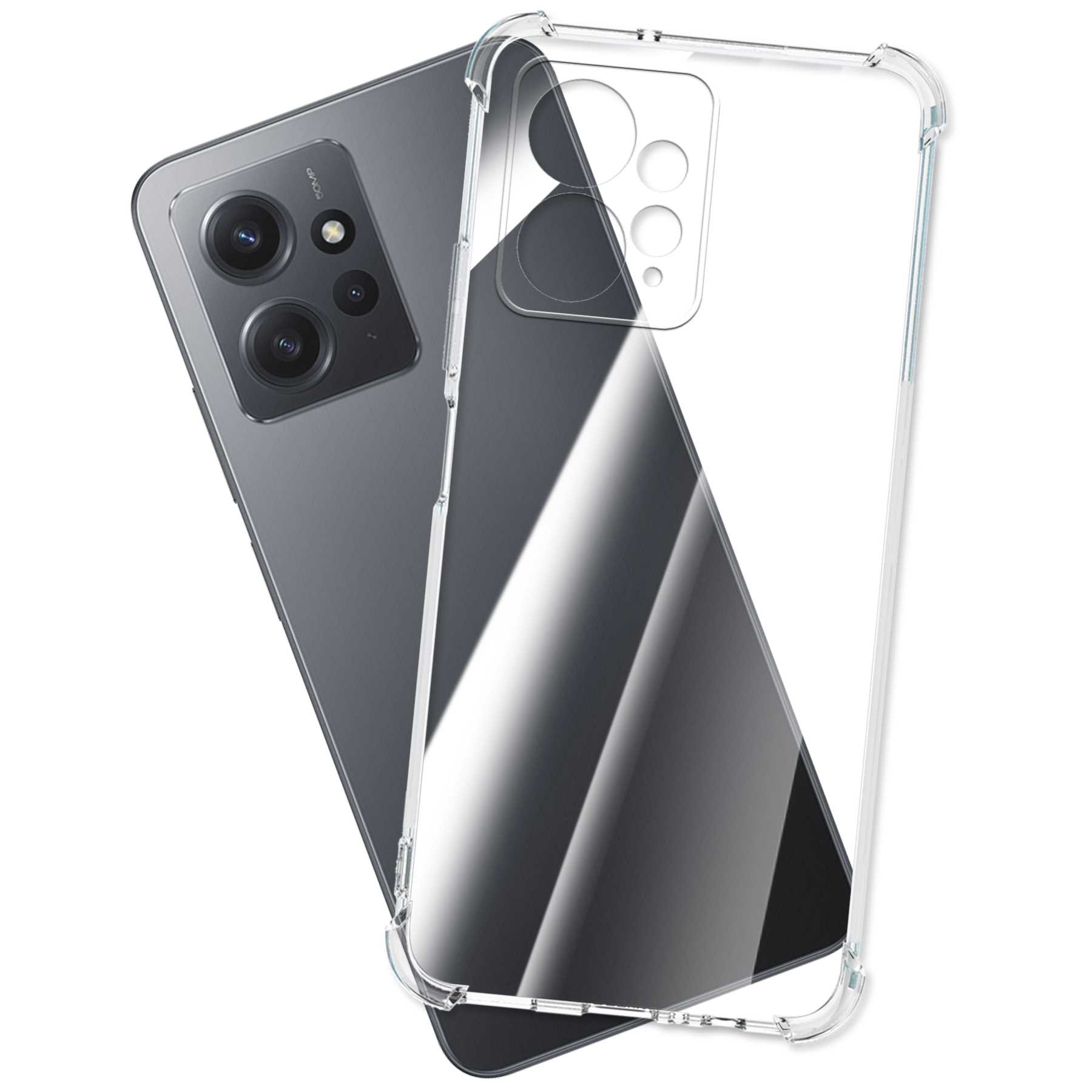 Case, MORE Xiaomi, Note 4G, Transparent Clear Redmi 12 Backcover, ENERGY MTB Armor