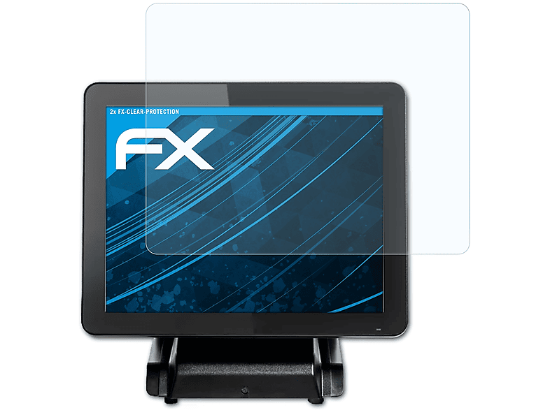 REA FX-Clear Card K10) ATFOLIX 2x Displayschutz(für