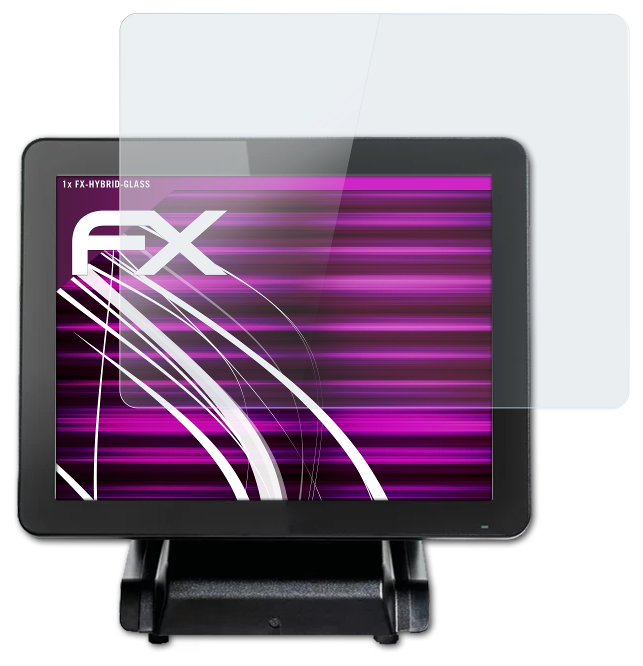ATFOLIX REA K10) Schutzglas(für Card FX-Hybrid-Glass