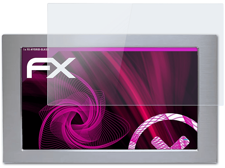 ATFOLIX FX-Hybrid-Glass Schutzglas(für Kingdy N3350 IPC (10.1 Touch Inch)) N4200 N3450