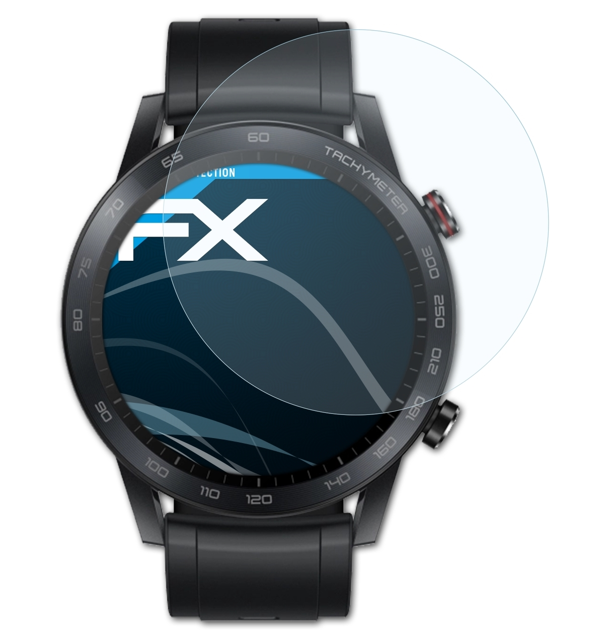 3x 3i) Displayschutz(für GS ATFOLIX Honor Watch FX-Clear