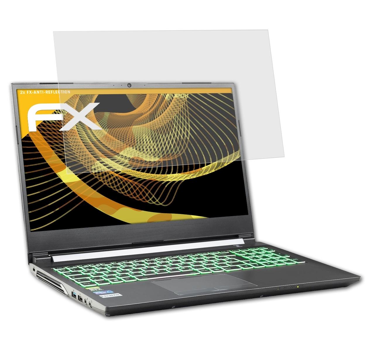 ATFOLIX 2x FX-Antireflex G12M Displayschutz(für Captiva 21V1)