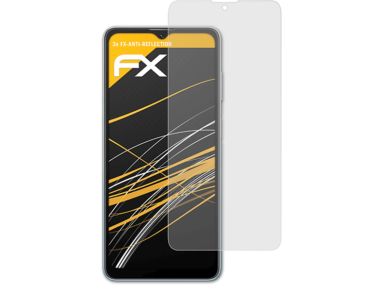 ATFOLIX Blackview 3x A53 Pro) Displayschutz(für FX-Antireflex