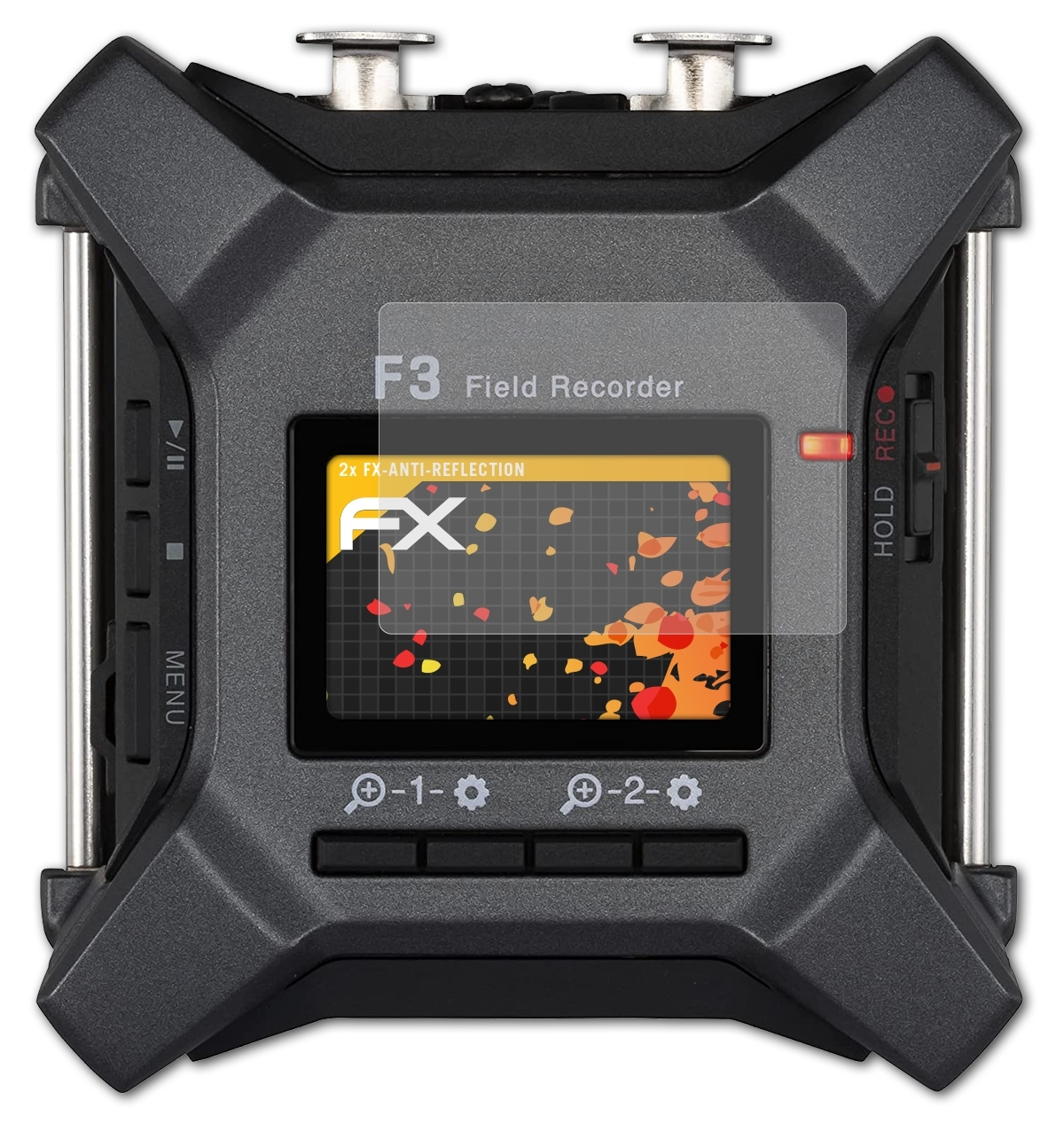 FX-Antireflex Zoom ATFOLIX F3) Displayschutz(für 2x