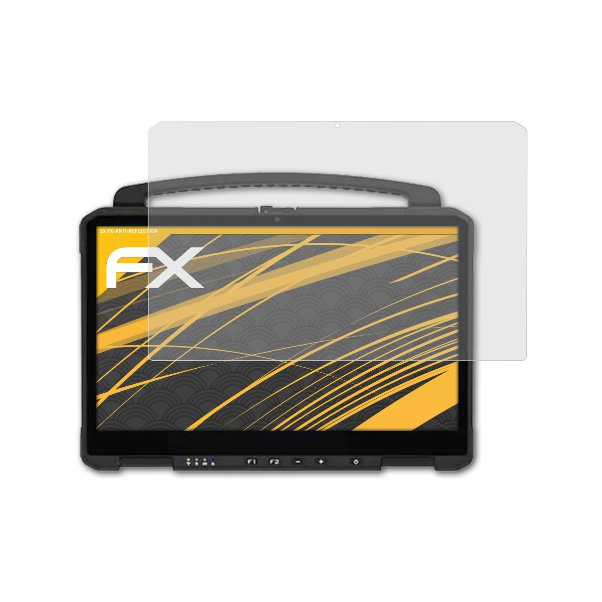 ATFOLIX 2x FX-Antireflex Winmate L140TG-4) Displayschutz(für