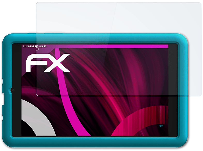 ATFOLIX FX-Hybrid-Glass Schutzglas(für Alcatel Joy Tab)