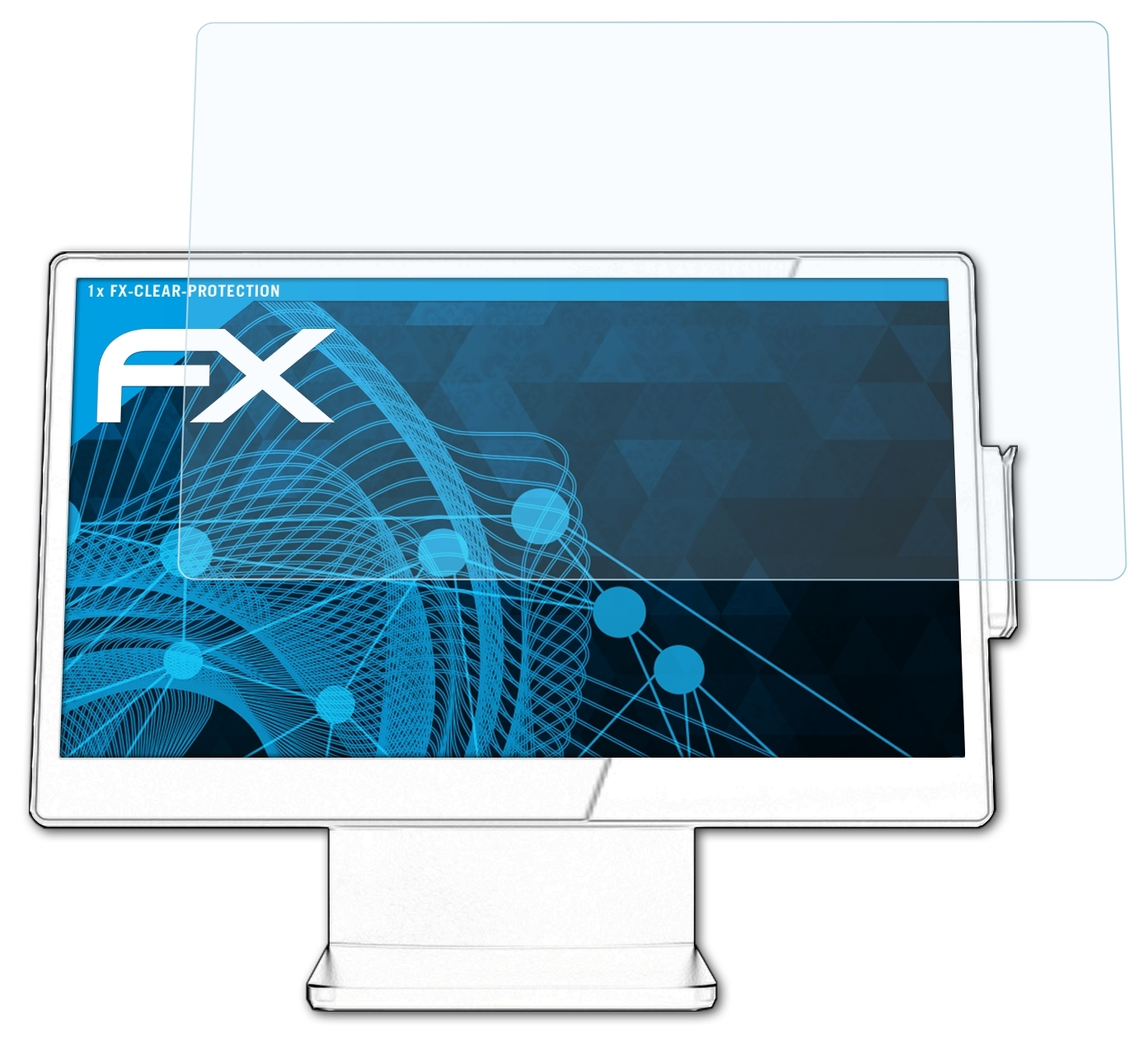 ATFOLIX FX-Clear Act 1560) Posbank Displayschutz(für