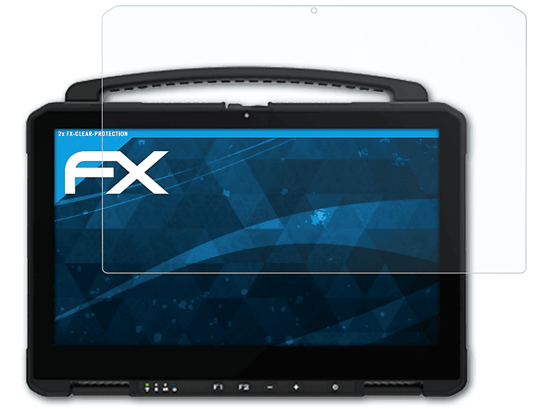 2x Winmate L140TG-3) FX-Clear Displayschutz(für ATFOLIX