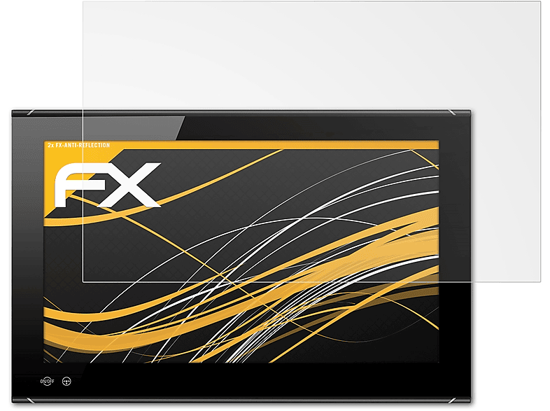 ATFOLIX 2x FX-Antireflex Displayschutz(für Simrad NSS16 Inch)) evo3S (16