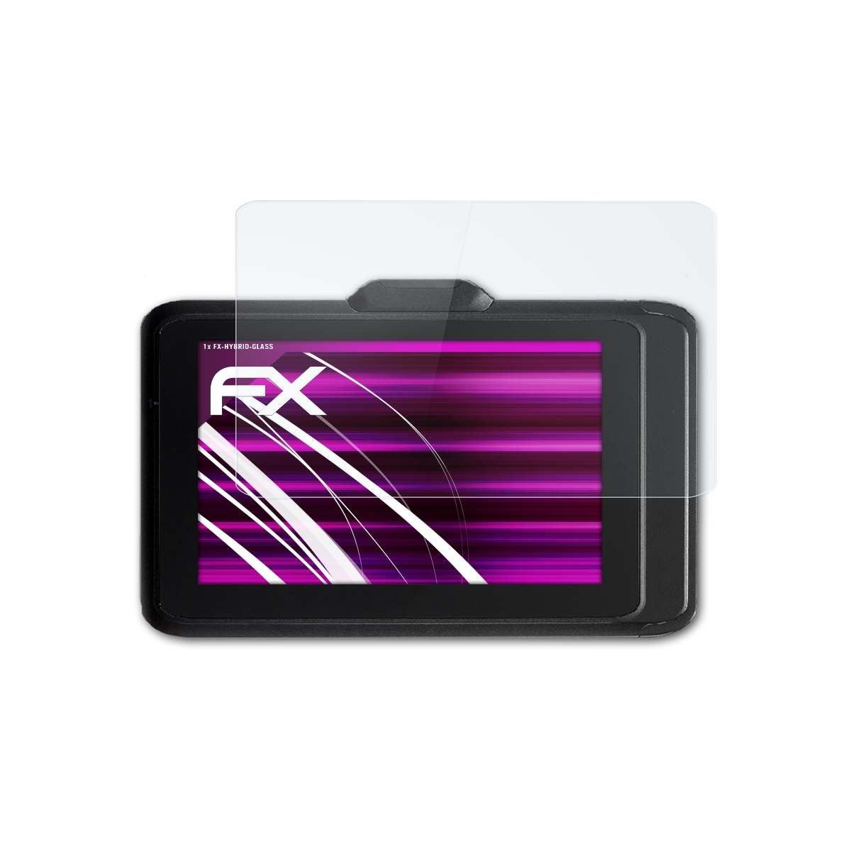 ATFOLIX FX-Hybrid-Glass 721) Schutzglas(für Micros Tablet Oracle