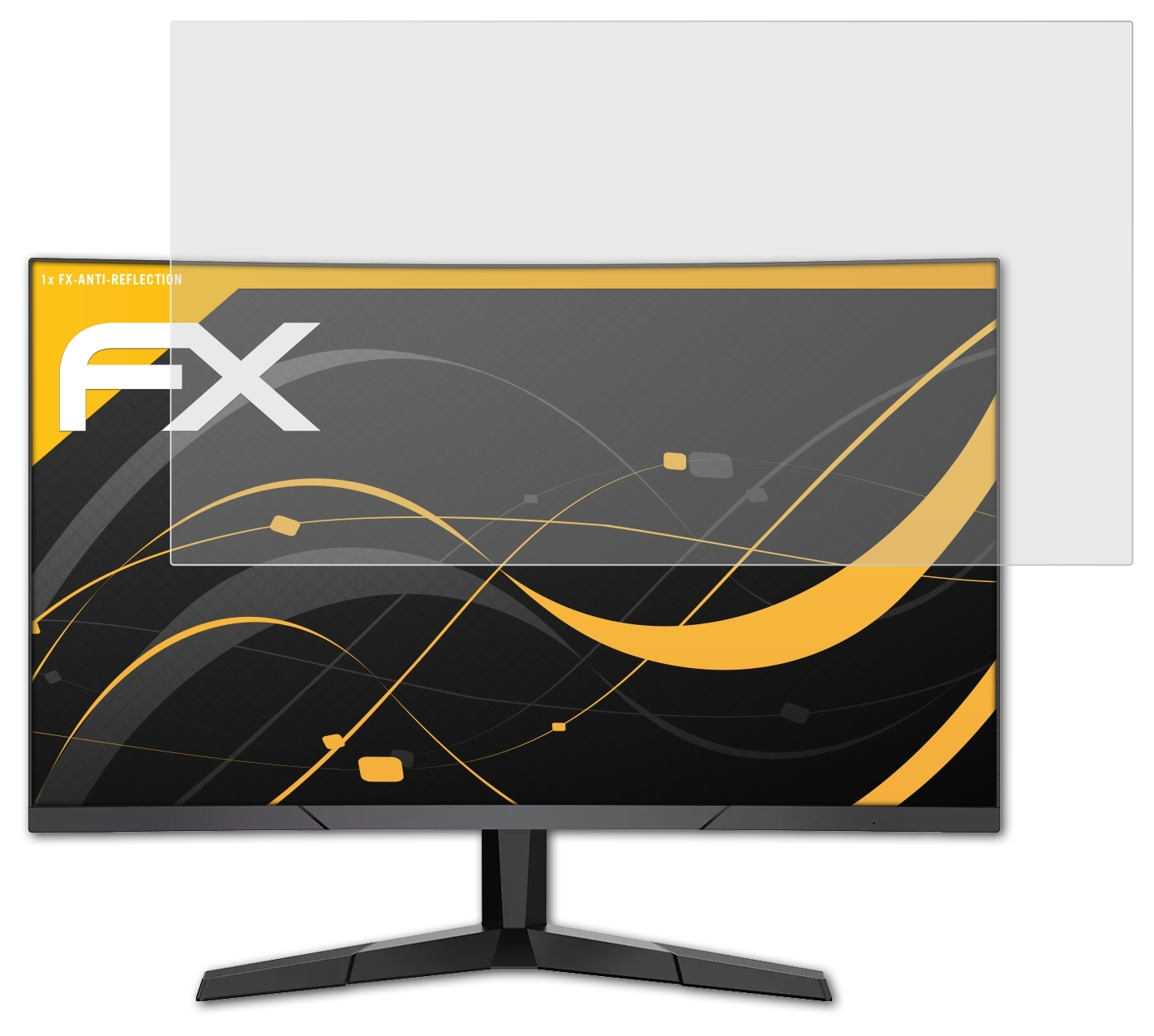ATFOLIX FX-Antireflex Displayschutz(für Koorui 27E6QC)