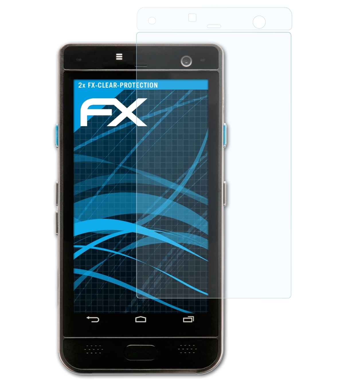 ATFOLIX 2x FX-Clear Displayschutz(für Opticon H-28)