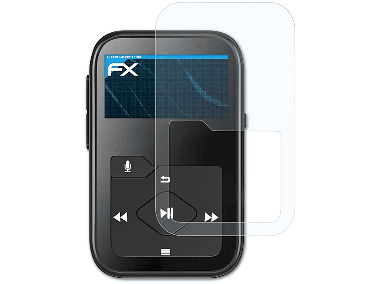 ATFOLIX 3x FX-Clear Displayschutz(für AGPTek B07S)