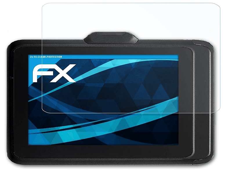 ATFOLIX 2x FX-Clear Displayschutz(für Oracle Micros Tablet 721)