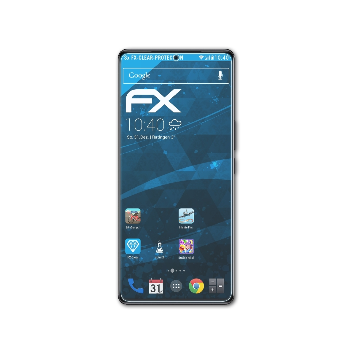 Pro) FX-Clear S16 3x ATFOLIX Displayschutz(für Vivo