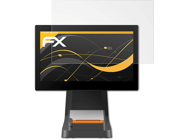 ATFOLIX 2x FX-Antireflex Displayschutz(für Sunmi Plus) D2s