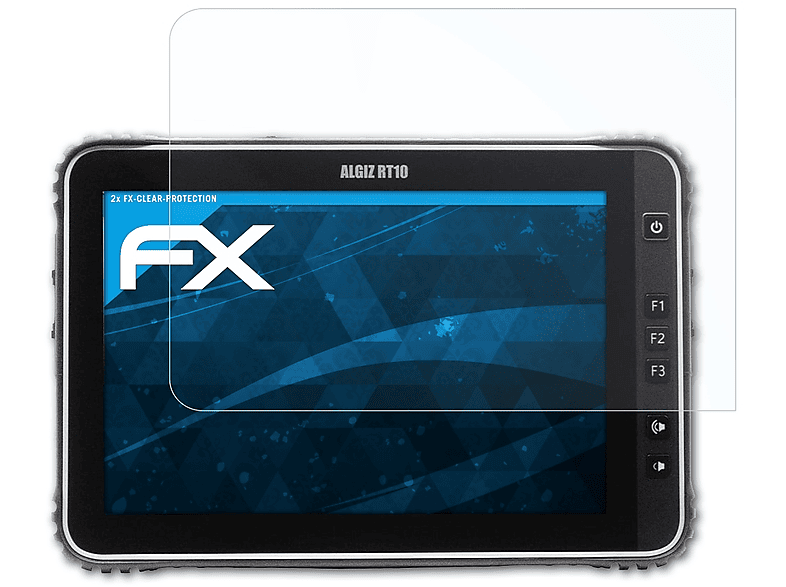 ATFOLIX 2x FX-Clear Displayschutz(für Algiz RT10 Handheld RTK)