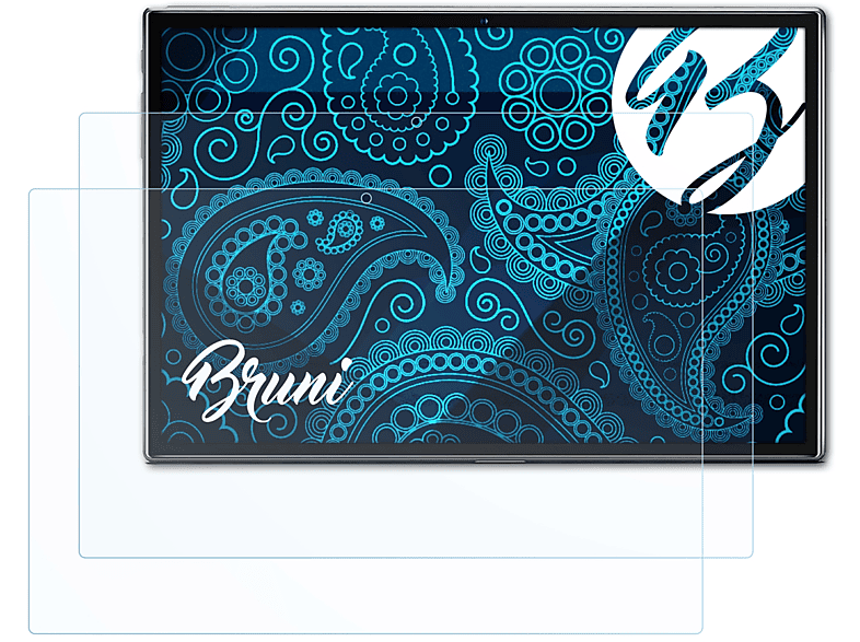 BRUNI 2x Basics-Clear Three Schutzfolie(für in Pritom One L10 Keyboard)