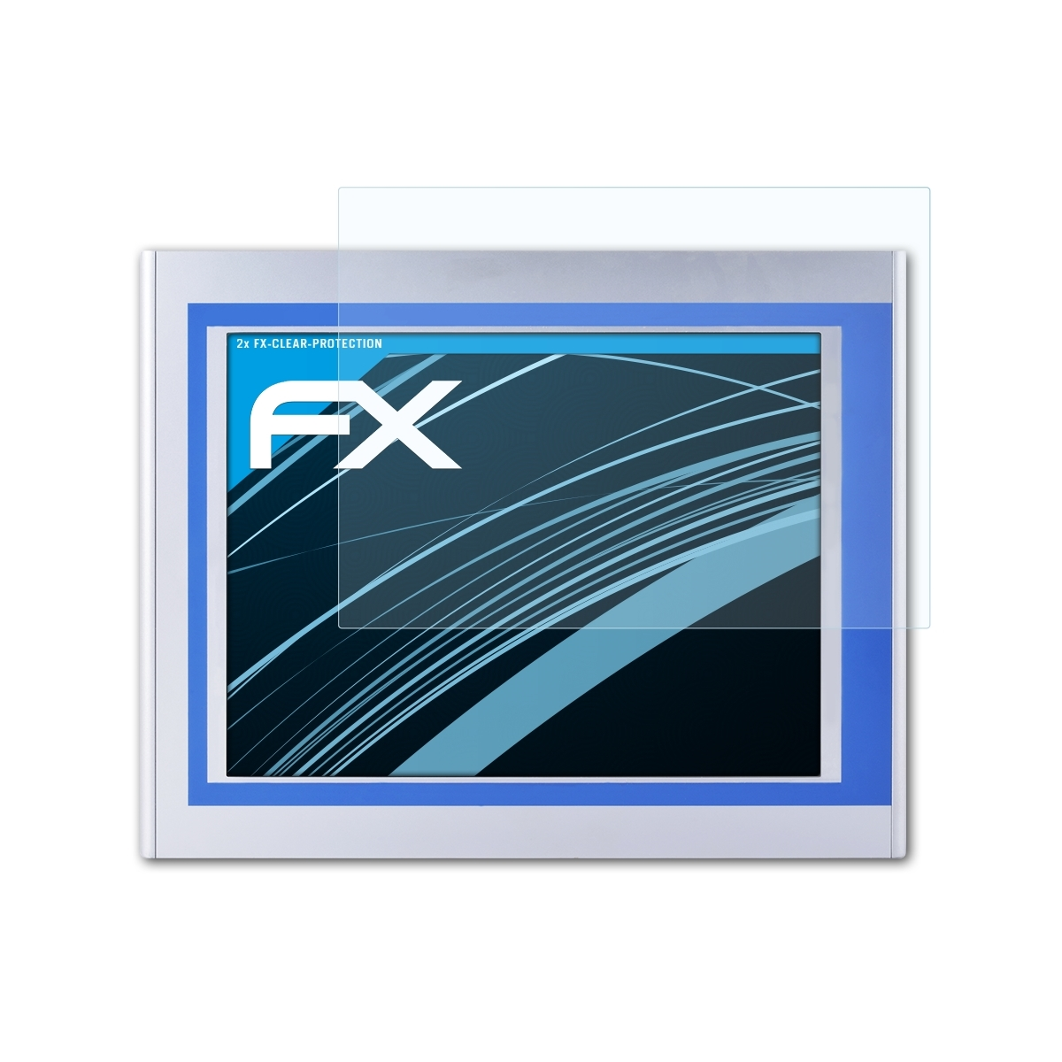 ATFOLIX 2x Inch)) Displayschutz(für FX-Clear TPC6000-A154 (15 Nodka
