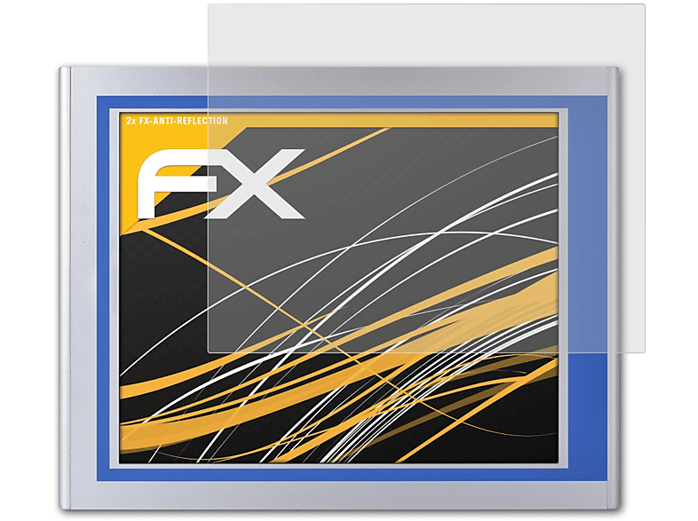 ATFOLIX 2x FX-Antireflex TPC6000-A174-T Inch)) Displayschutz(für Nodka (17