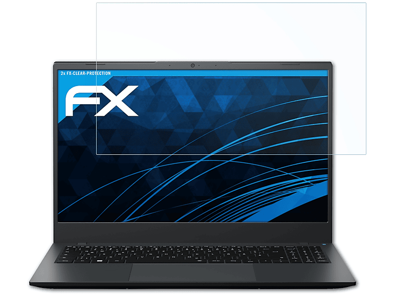 ATFOLIX 2x FX-Clear Displayschutz(für Medion AKOYA E15413 (MD62413))