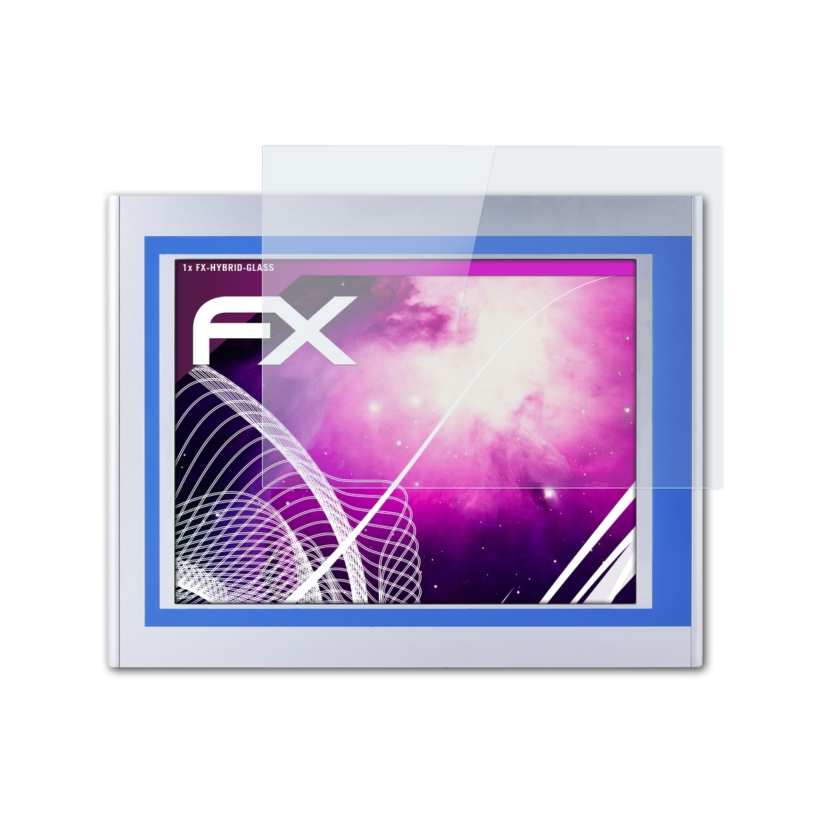 ATFOLIX FX-Hybrid-Glass Schutzglas(für Nodka (15 TPC6000-A154 Inch))