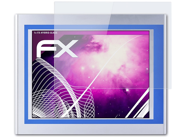 ATFOLIX FX-Hybrid-Glass Schutzglas(für Nodka (15 TPC6000-A154 Inch))