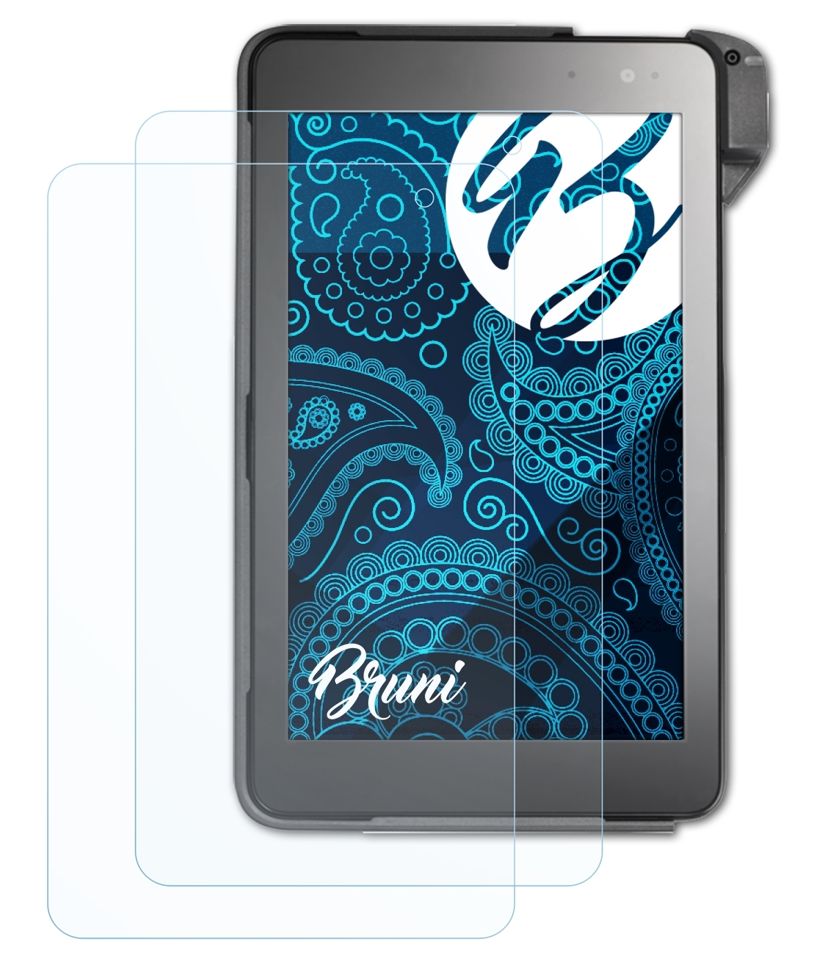E8) Schutzfolie(für Tablet Basics-Clear BRUNI 2x Micros Oracle