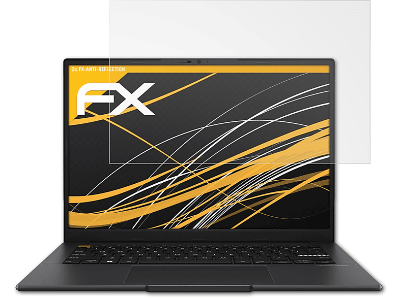 Asus (M3502)) OLED 2x S15 Displayschutz(für FX-Antireflex ATFOLIX Vivobook