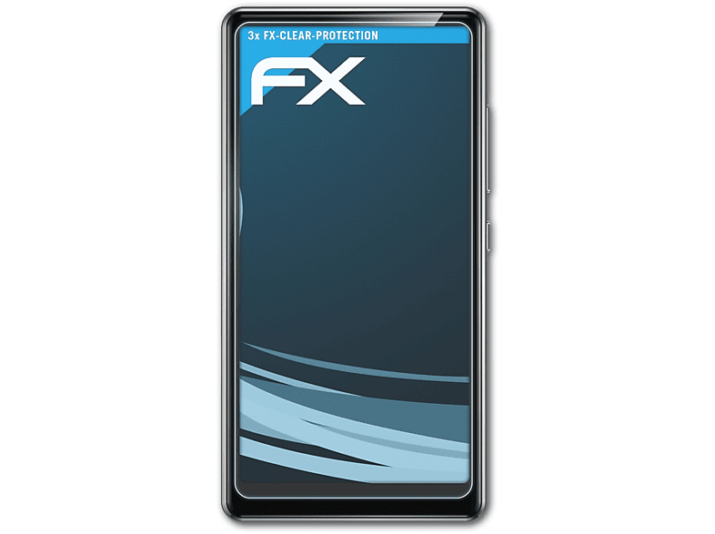 ATFOLIX 3x FX-Clear T03S) Displayschutz(für AGPTek