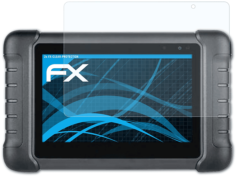 ATFOLIX 2x FX-Clear Displayschutz(für Autel MaxiPRO MP808BT)