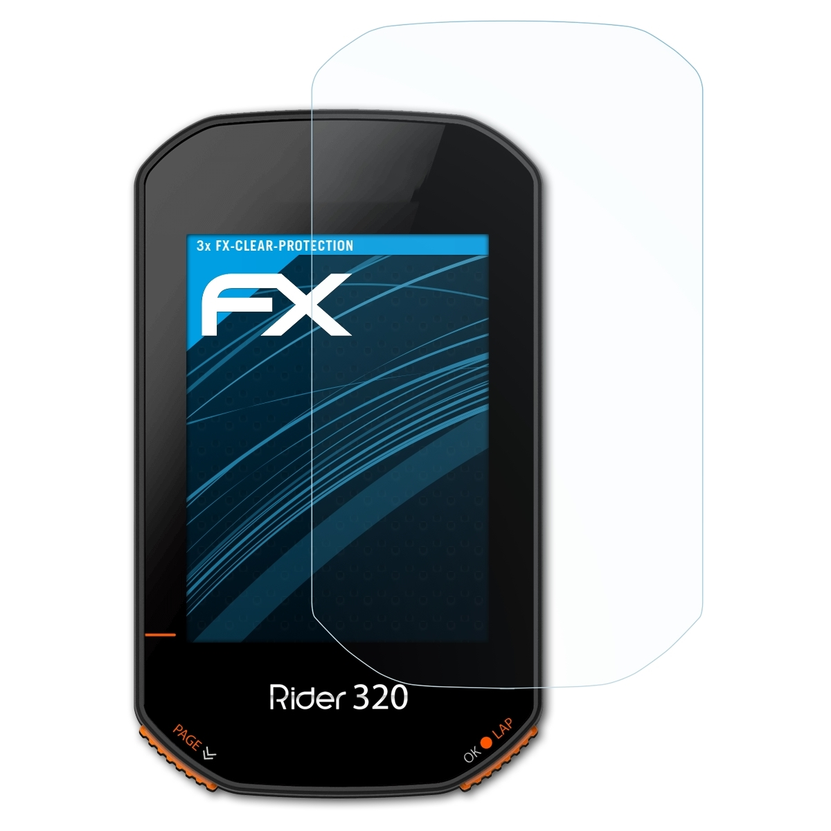 320) FX-Clear ATFOLIX Displayschutz(für 3x Rider Bryton
