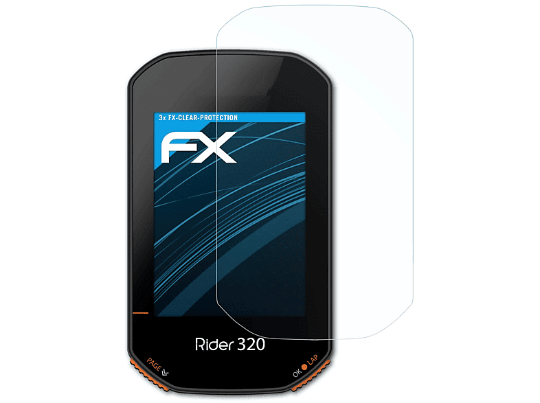 320) FX-Clear ATFOLIX Displayschutz(für 3x Rider Bryton