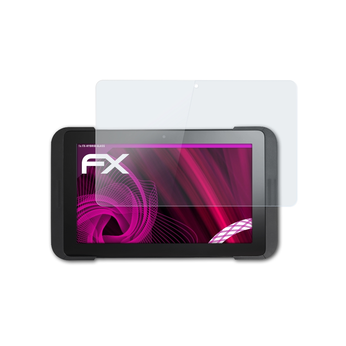 ATFOLIX FX-Hybrid-Glass Schutzglas(für Oracle Tablet E11) Micros