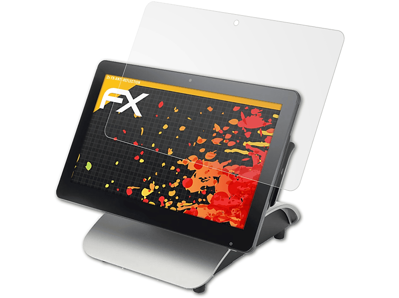ATFOLIX 2x FX-Antireflex Oracle Workstation Displayschutz(für 620) Micros