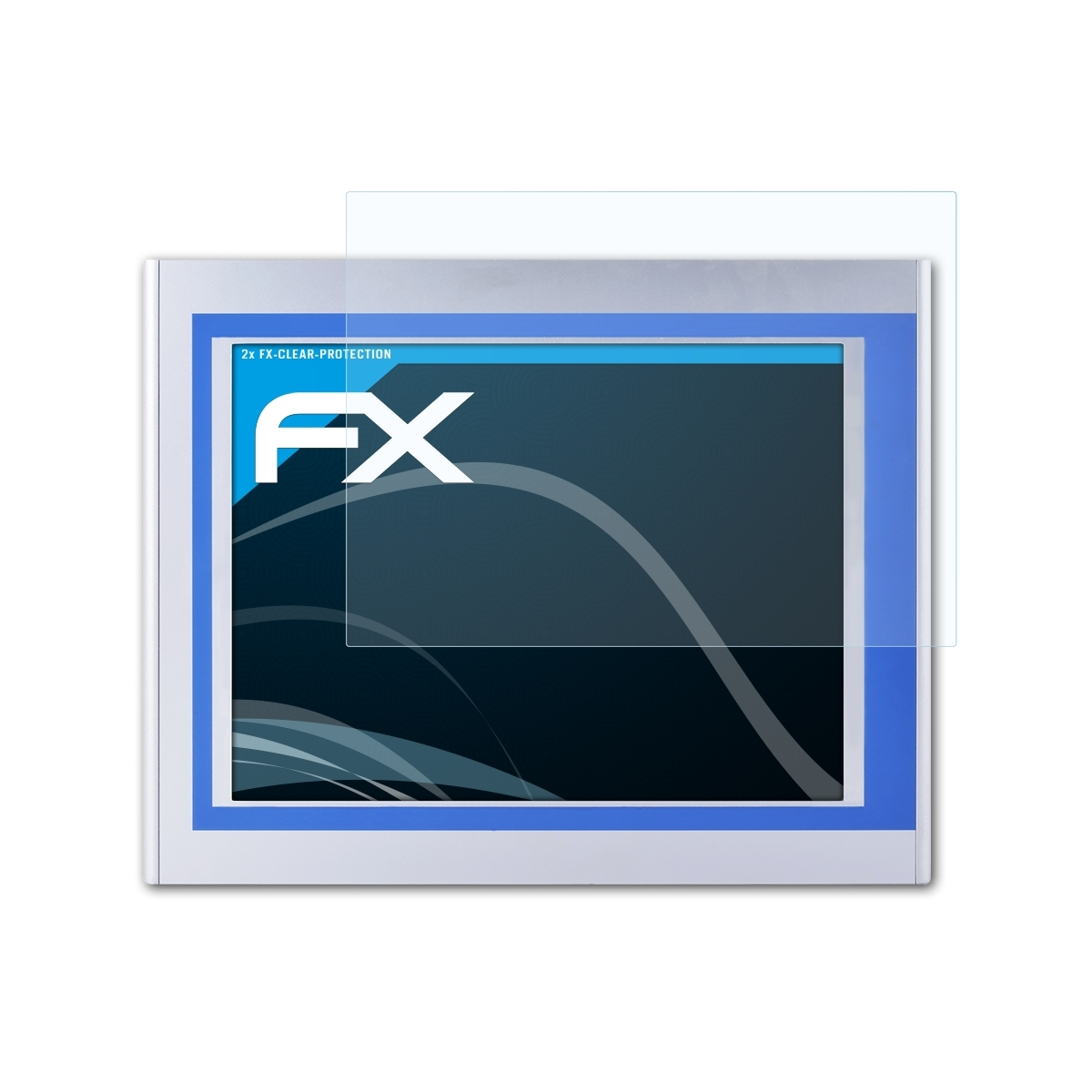 2x (15 Nodka TPC6000-A152 Inch)) FX-Clear ATFOLIX Displayschutz(für