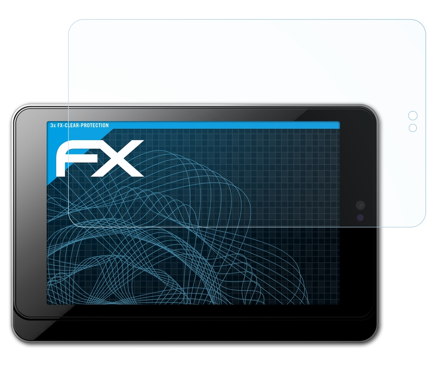 ATFOLIX Displayschutz(für (SPH-T20BT)) SDA-8Tab FX-Clear Pioneer 3x