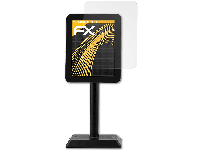 ATFOLIX Display) Displayschutz(für SCD-100 Sam4s Pole FX-Antireflex 2x